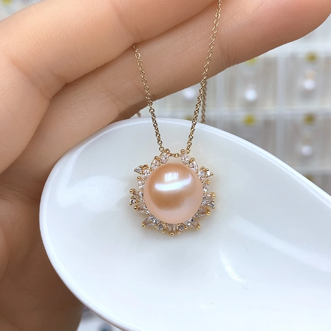 淡水珍珠合金颈饰