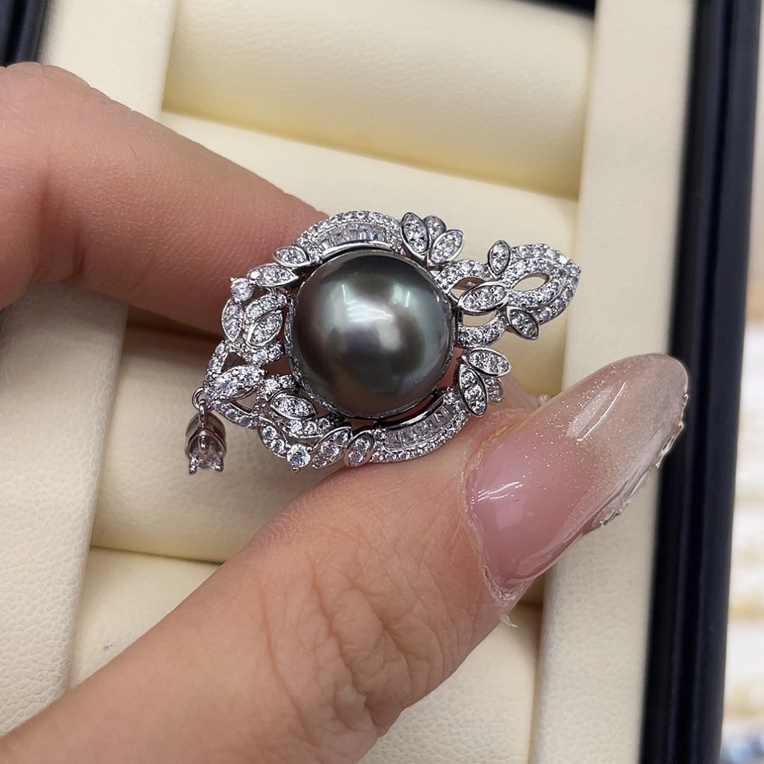 颈饰银S925镶嵌海水珍珠