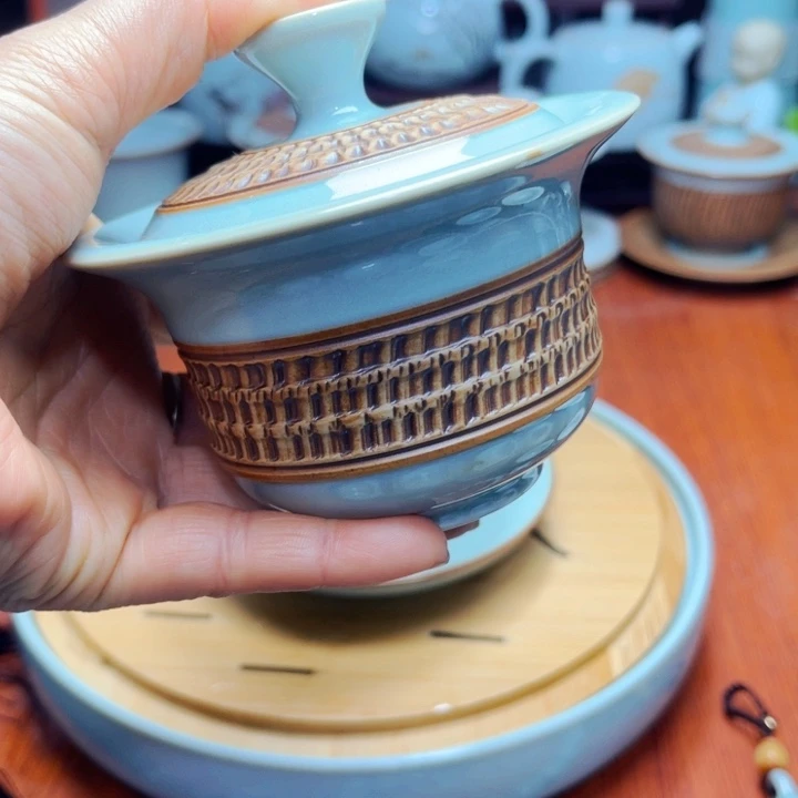 【闪购商品】汝州单壶单杯，天青