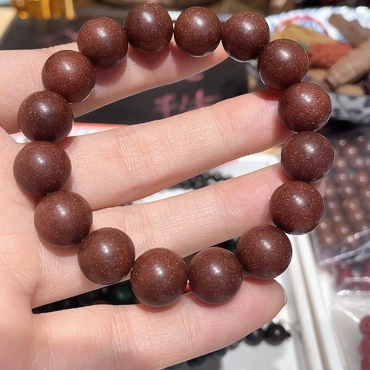 泥塑合香珠红麝1.2单圈