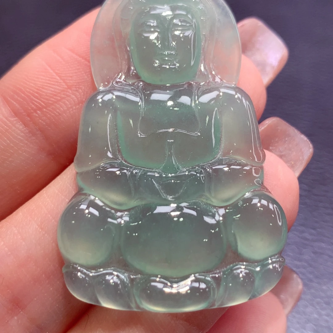 定制翡翠18K金镶嵌翡翠