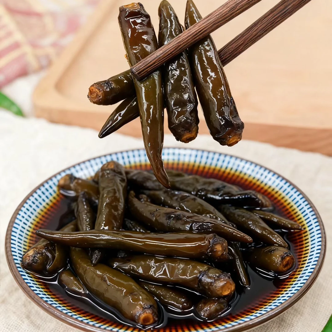 【农家特产】苏北地锅烧椒咸香酸辣过瘾下饭菜腌辣椒