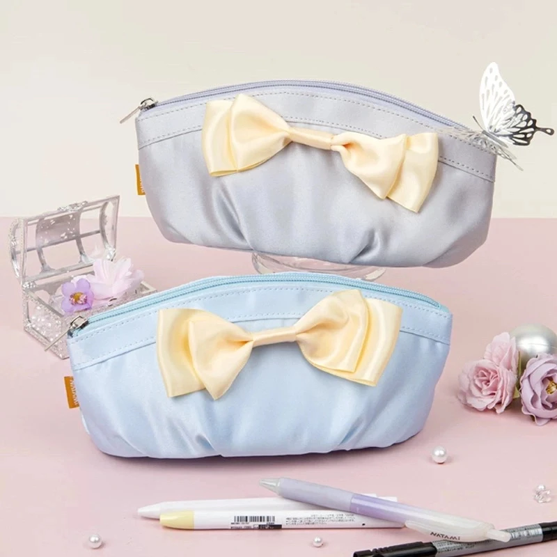 NATAMI奈多美 云朵颜值蝴蝶结奶油笔袋大容量ins文具盒