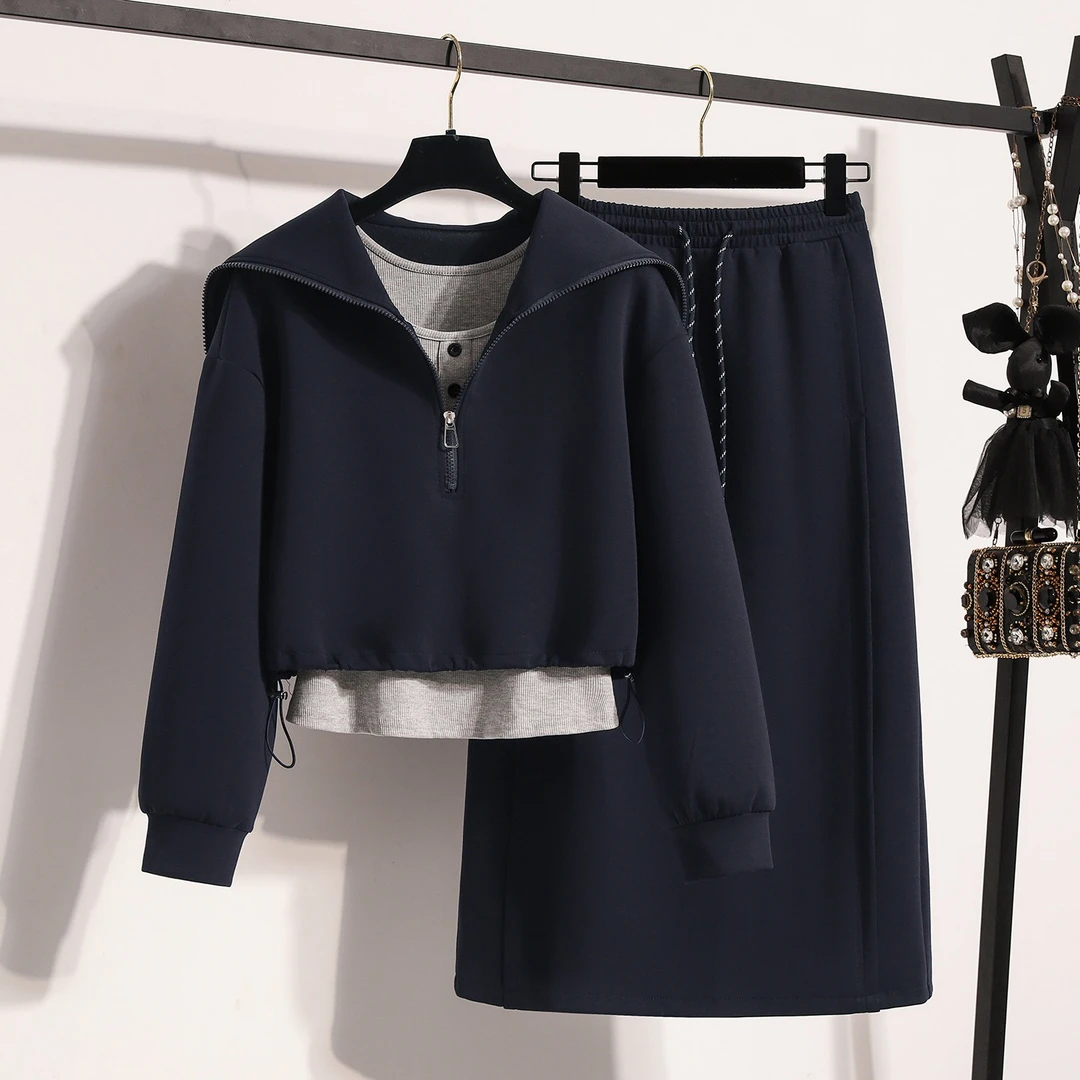 【RG3620】2025年新款时尚气质百搭减龄显瘦小衫休闲套装