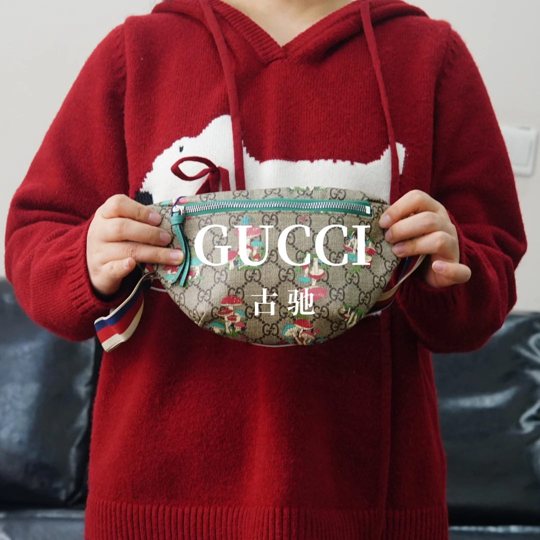 95新 GUCCI/古驰 老花图案腰包/fyYZ03110515/0515