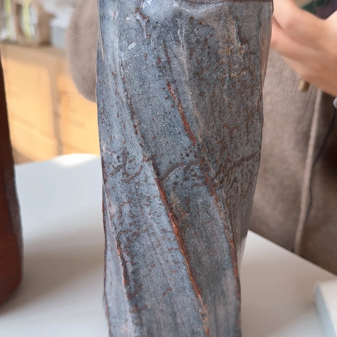 瓷片志野烧花器271