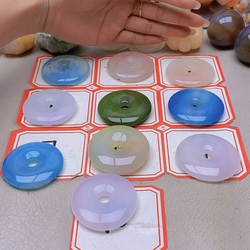 【闪购商品】未镶嵌玛瑙/玉髓珠宝半成品曹*