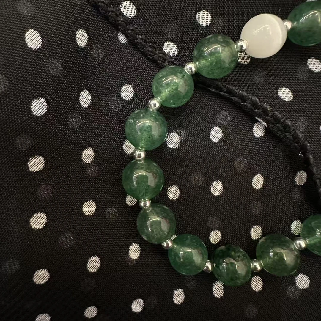 非金属亚克力手链 「茉奈之海」绿色珠珠手链