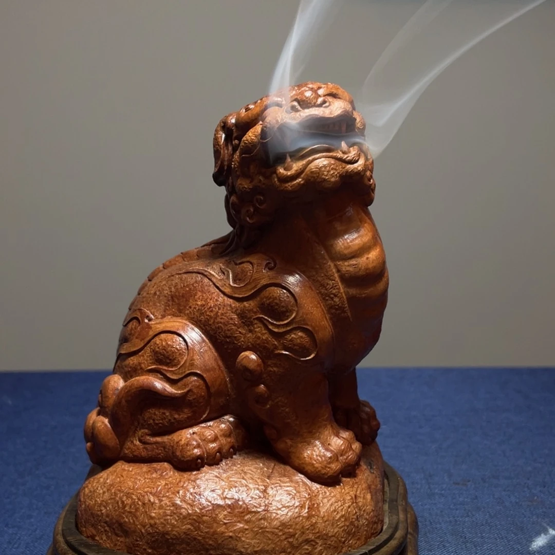 木赵*润木雕工艺品摆件