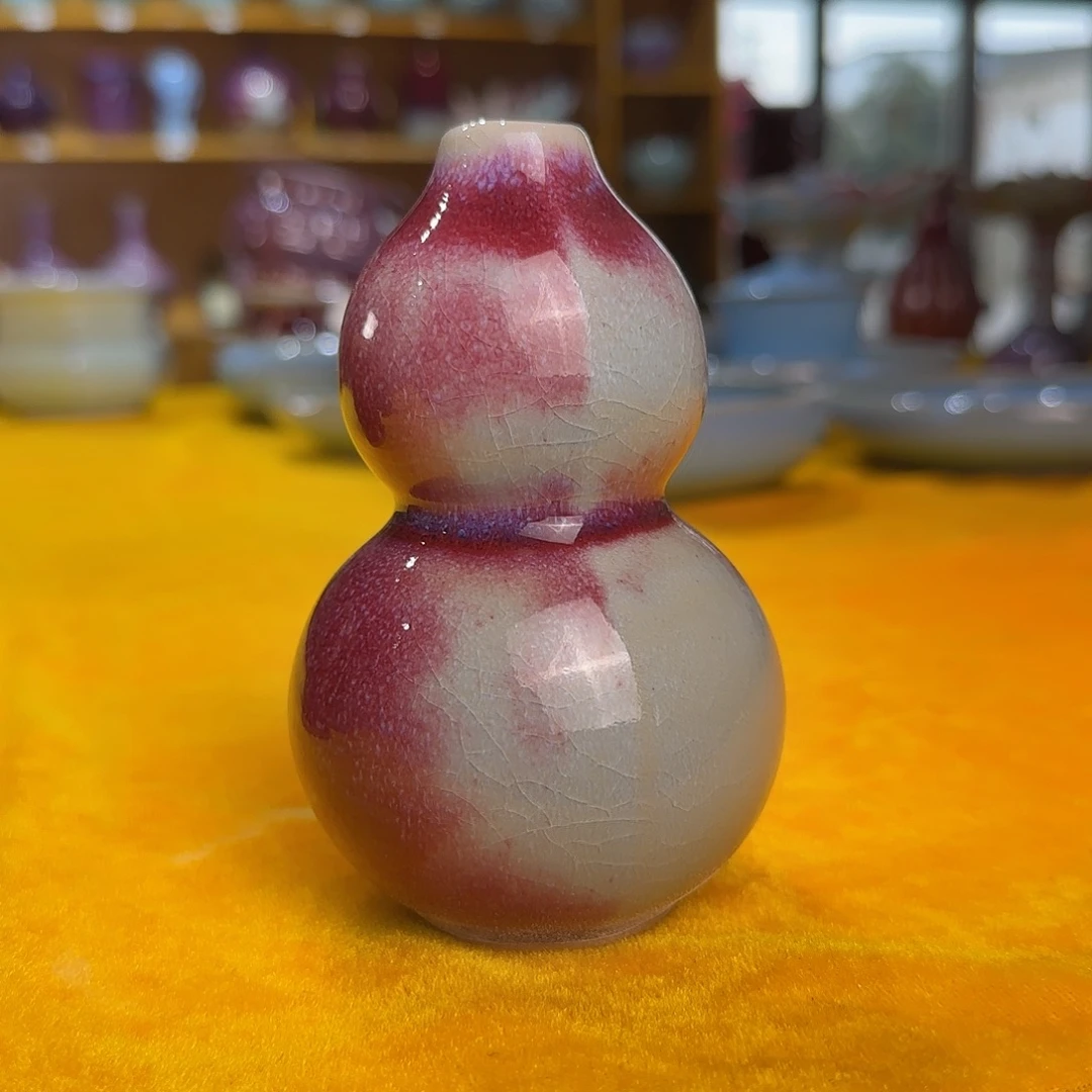 摆件陶郑家钧窑摆件