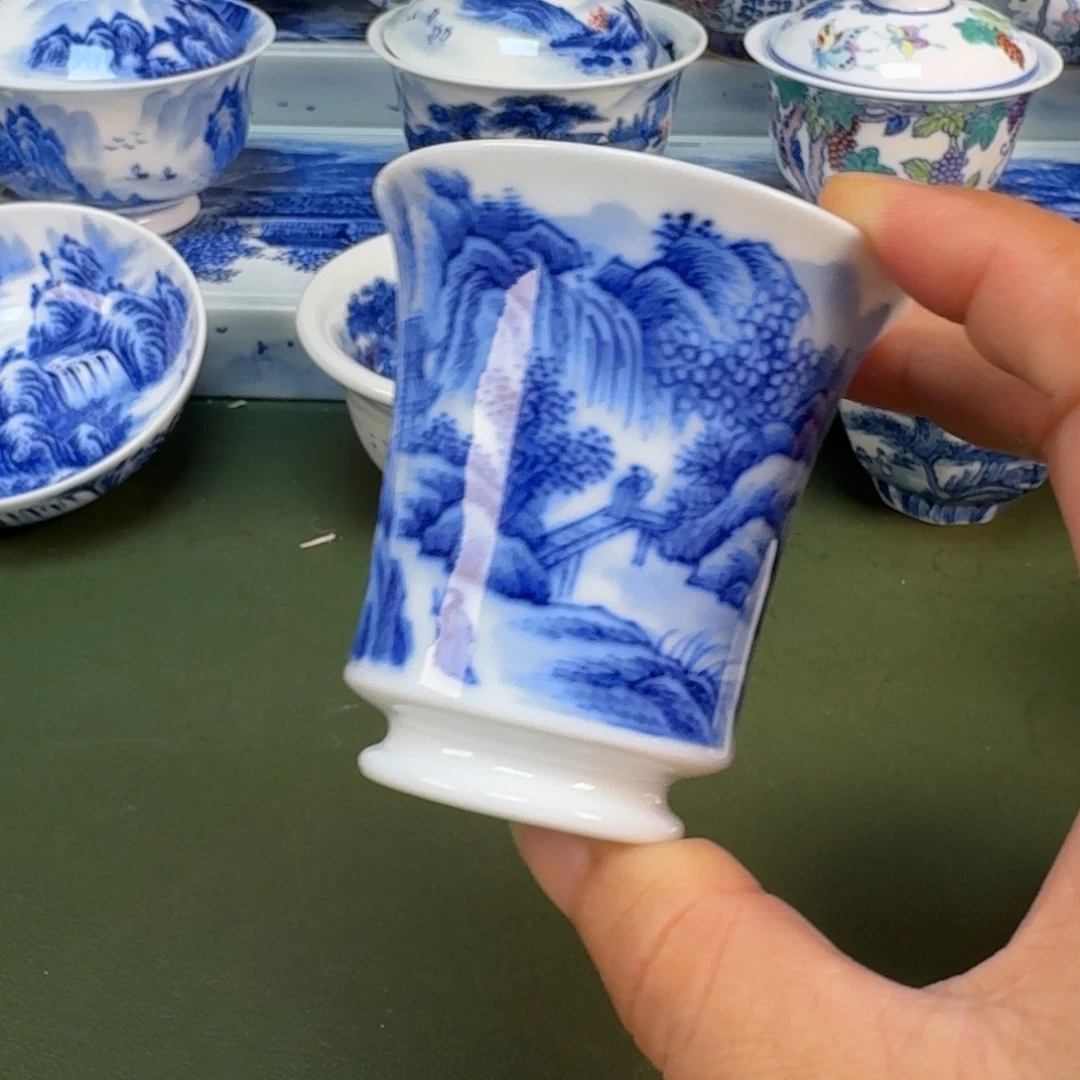 景德镇纯手绘茶具圆圆261