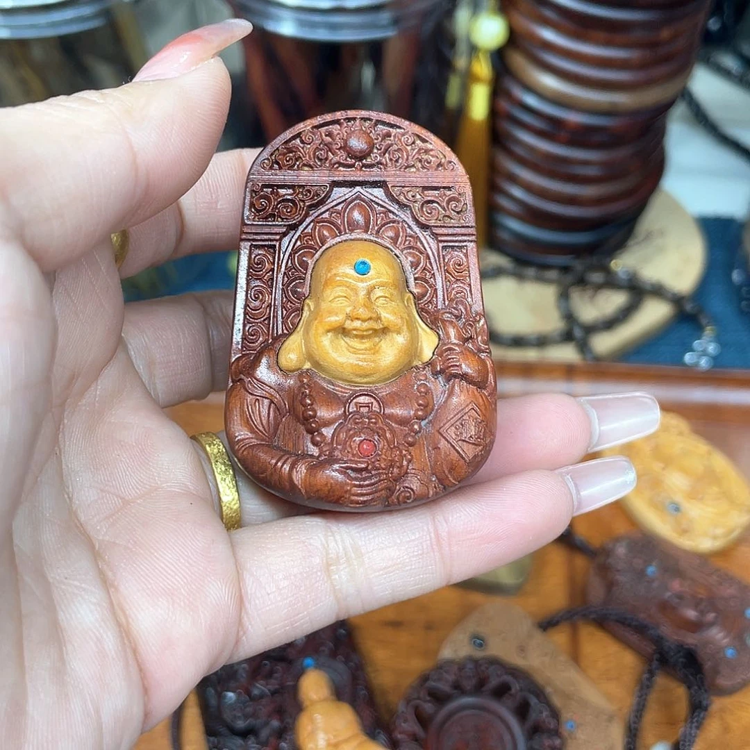 维腊木（绿檀）无事牌