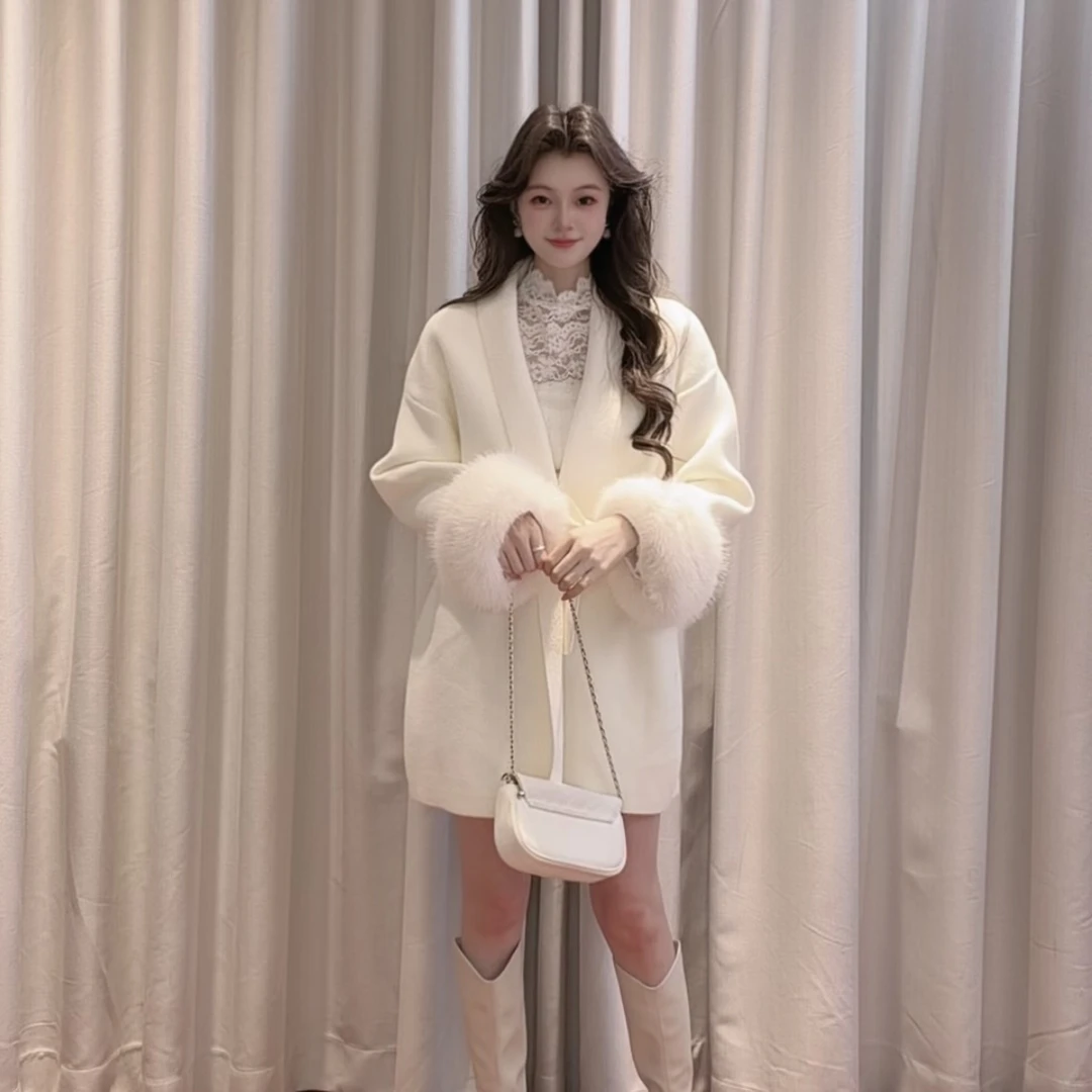 IEF/爱依服2025新款时尚百搭温柔软糯冬季毛织外套