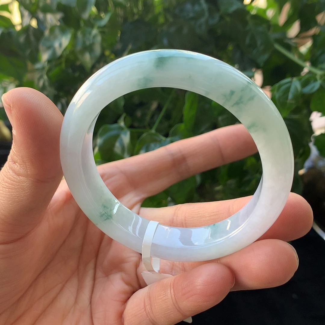 翡翠未镶嵌手镯30号