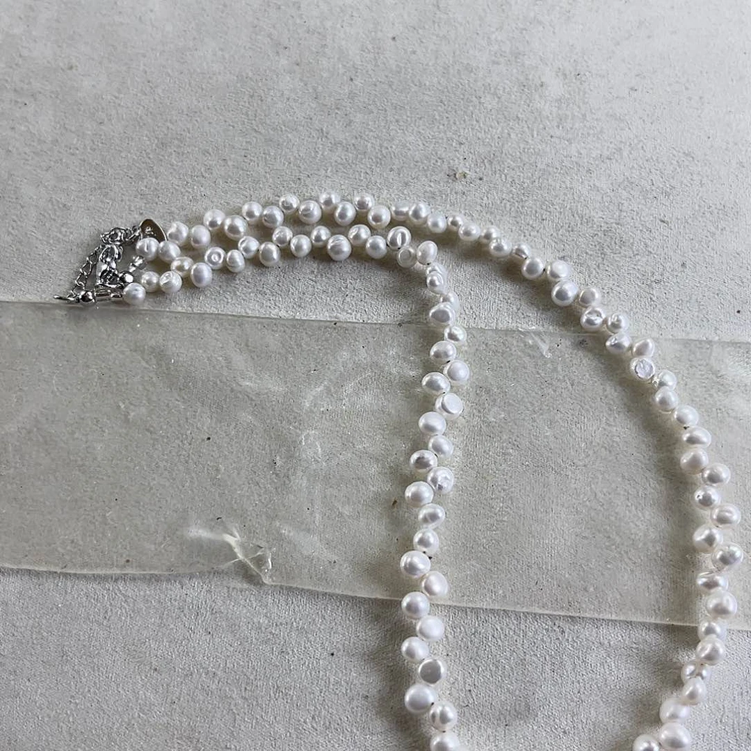 淡水珍珠未镶嵌项链【纯恬】