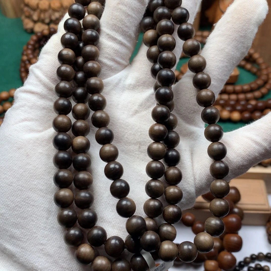 檀香木手串/手链老山檀香0.8阴沉沉水