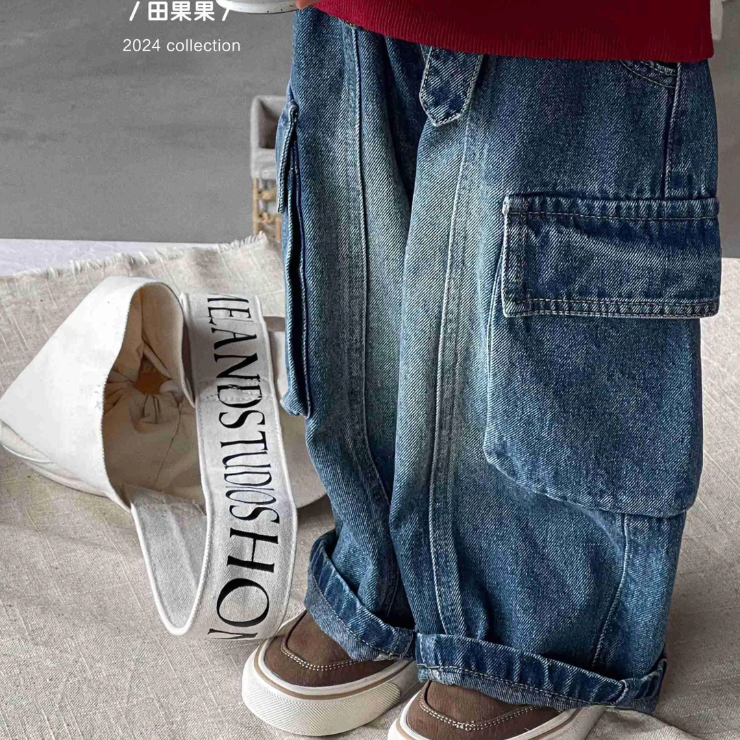 装饰腰带牛仔裤Q2-CF2Q313S