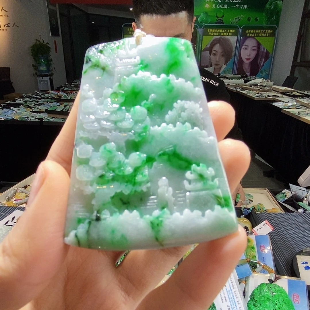 颈饰未镶嵌翡翠翡翠