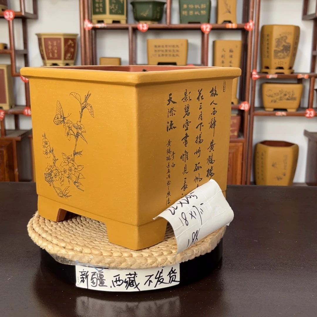 紫砂花盆紫砂花盆