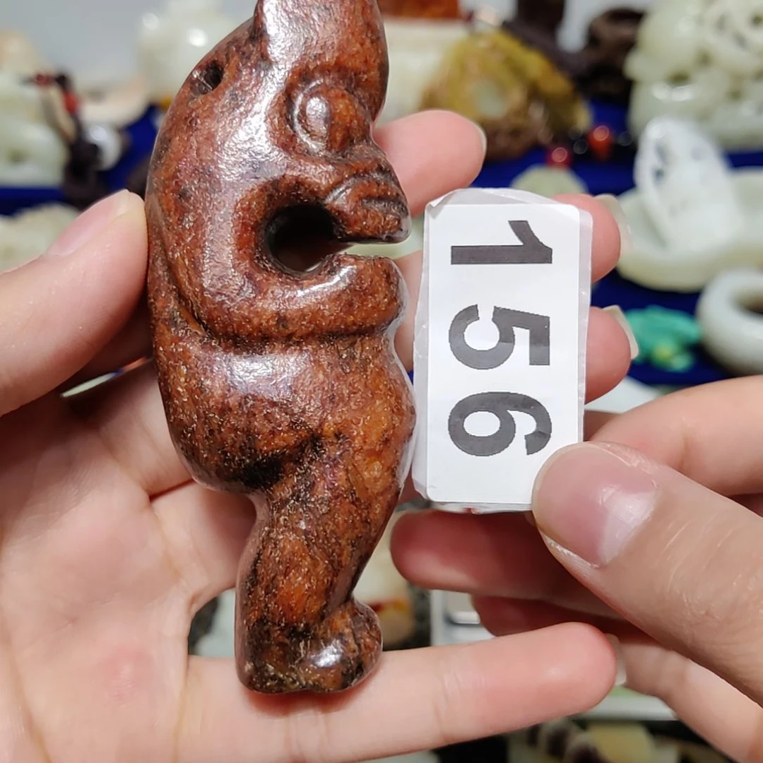 和田玉未镶嵌车挂