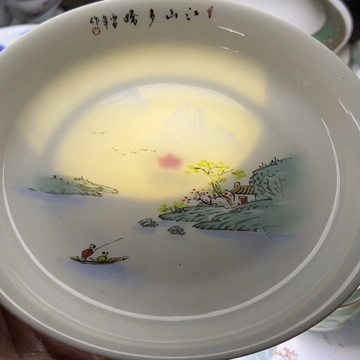 八寸手绘正价窝盘