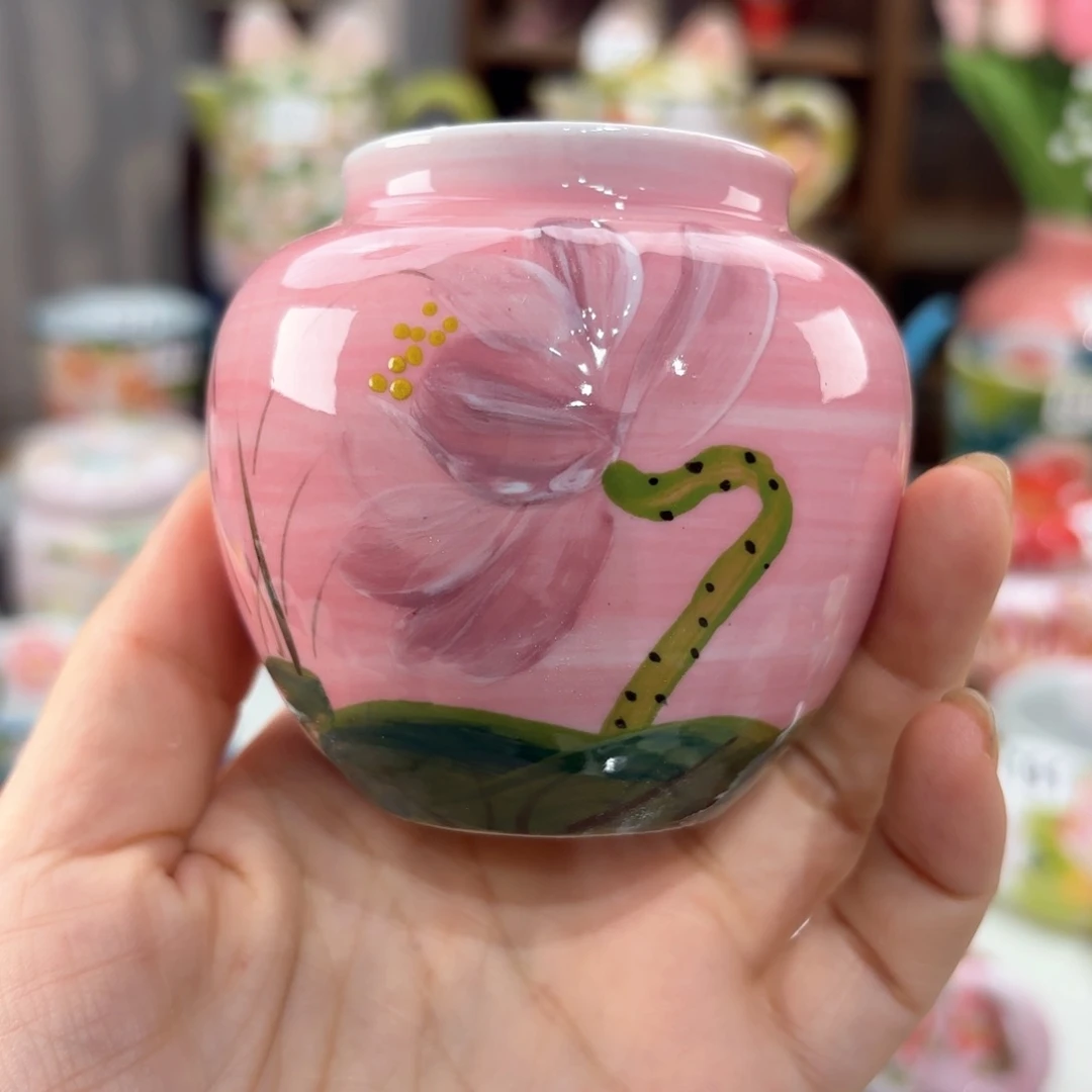 景德镇手绘高温釉下彩陶瓷茶具装饰