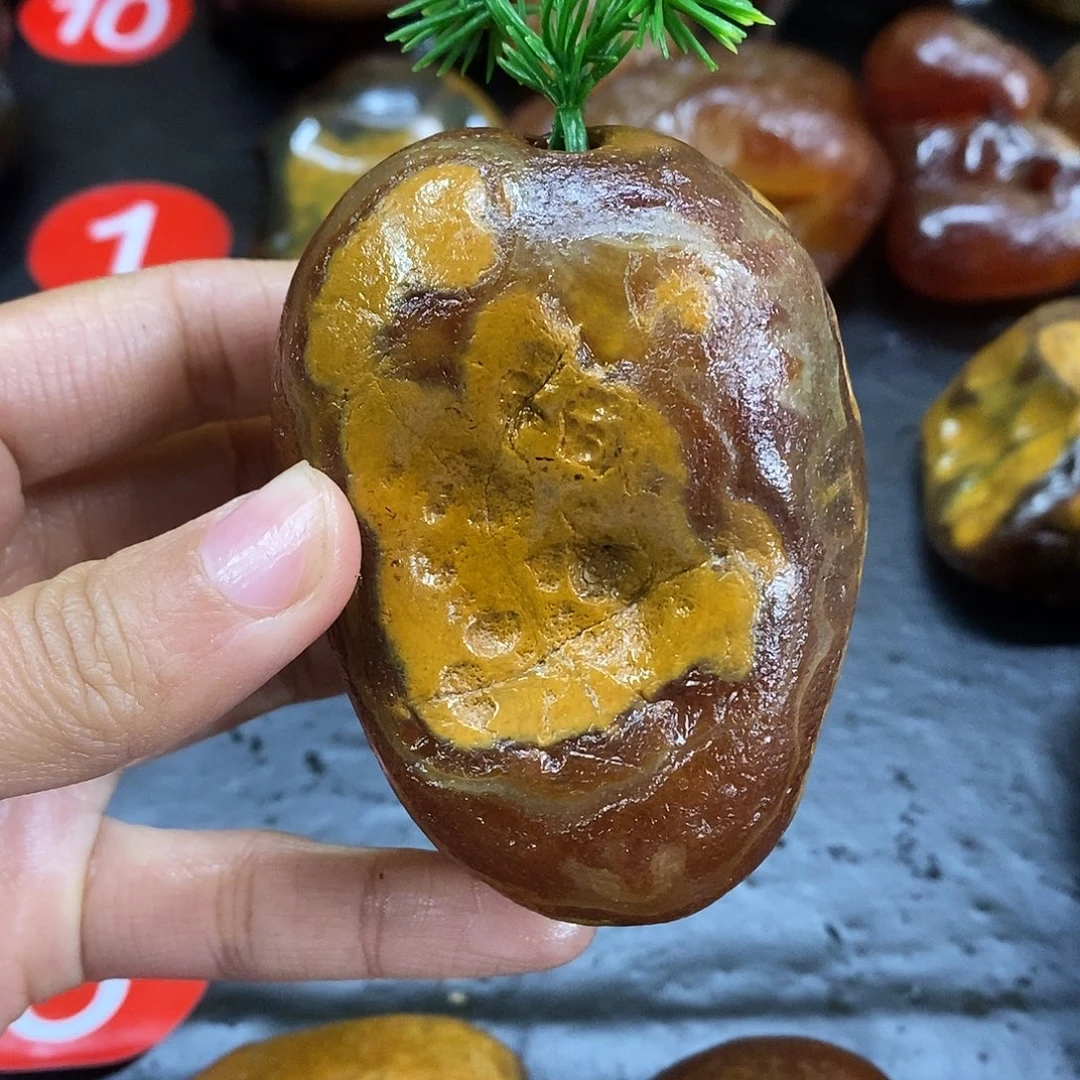 玛瑙/玉髓未镶嵌手把件