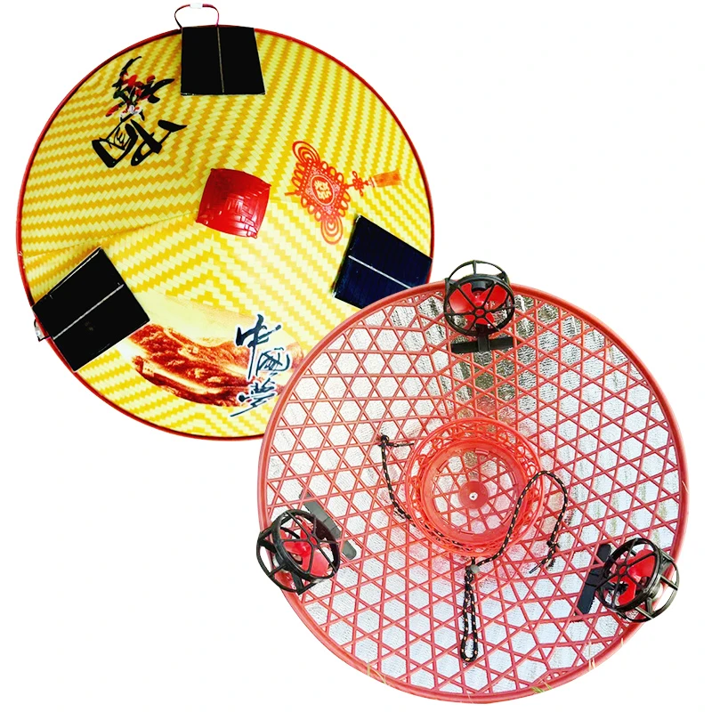 太阳能斗笠带3风扇农活工地带风扇帽子充电防晒遮阳男女成人斗笠