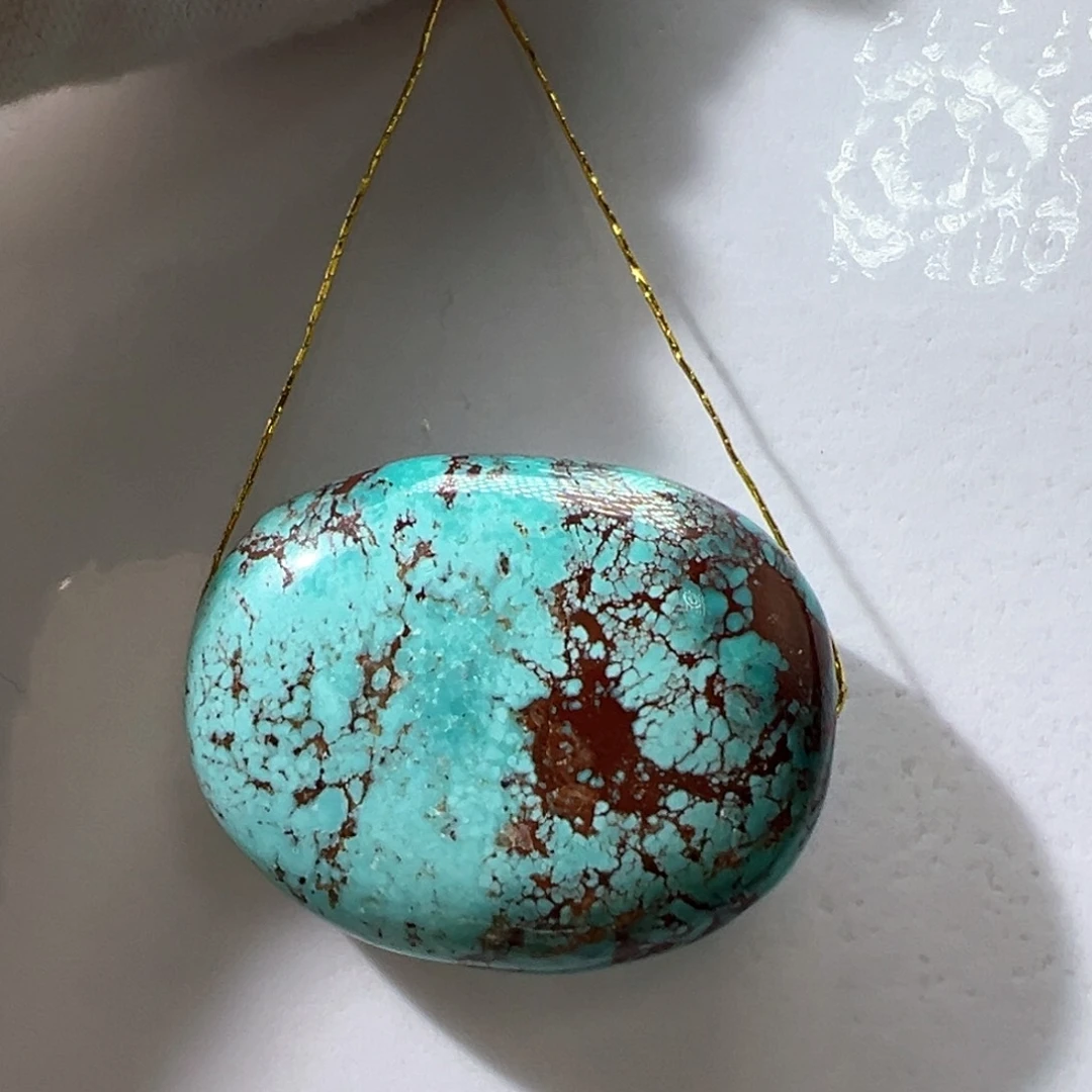 绿松石未镶嵌挂件