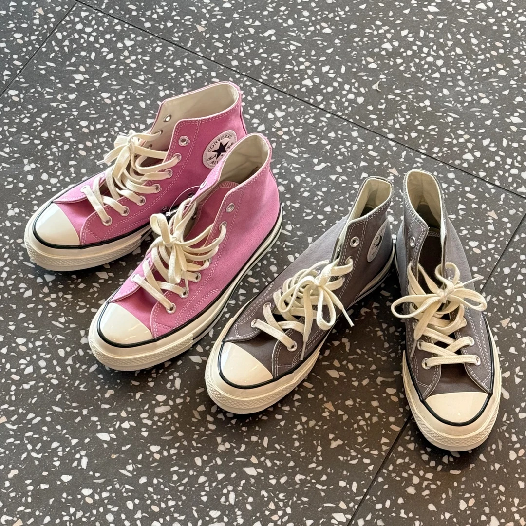 /苗苗家/『经典帆布鞋』四季款高邦系带板鞋洋气百搭平跟鞋