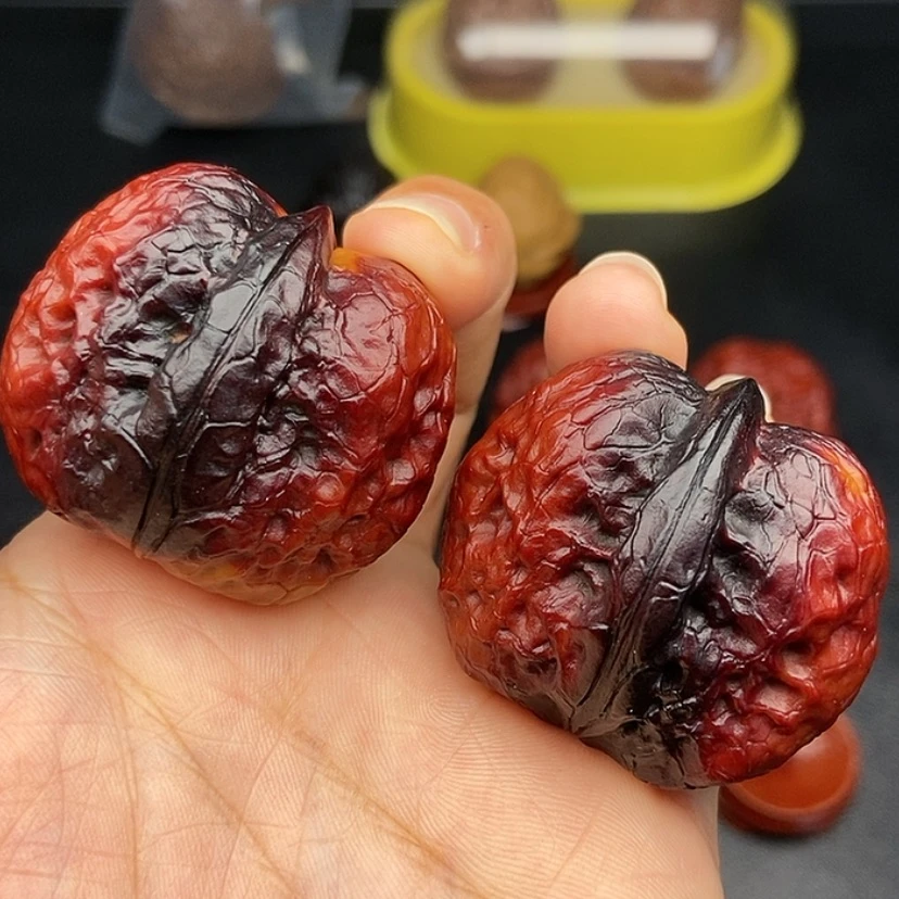 【闪购商品】把件文玩核桃39尺帝王筋元宝