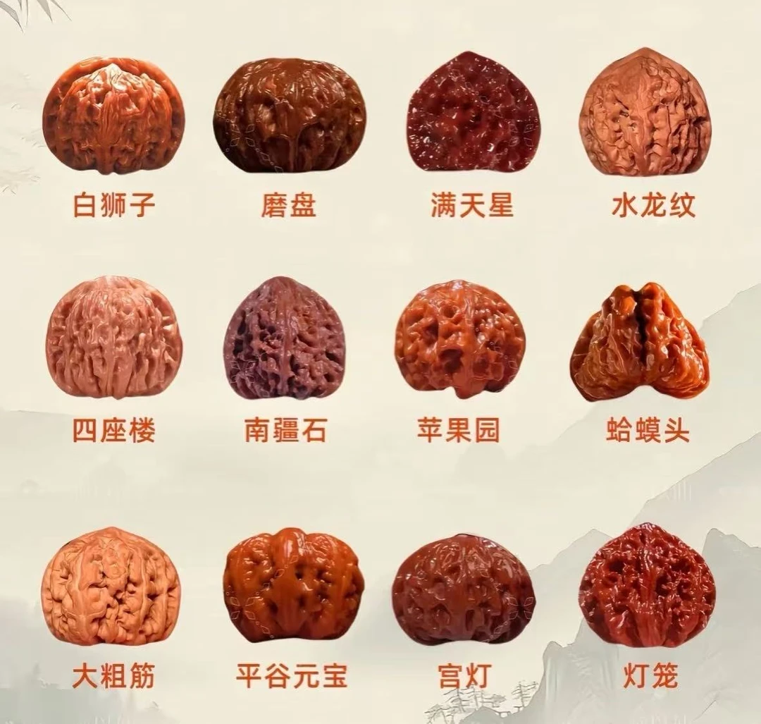 【直播专用】文玩核桃原桩无药四座楼白狮子满天星虎头一物一拍