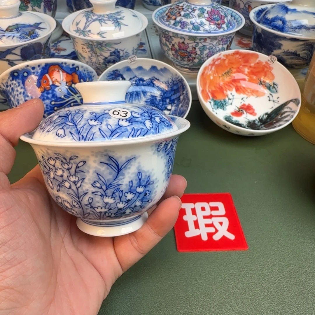 陶纯手工纯手绘茶具63