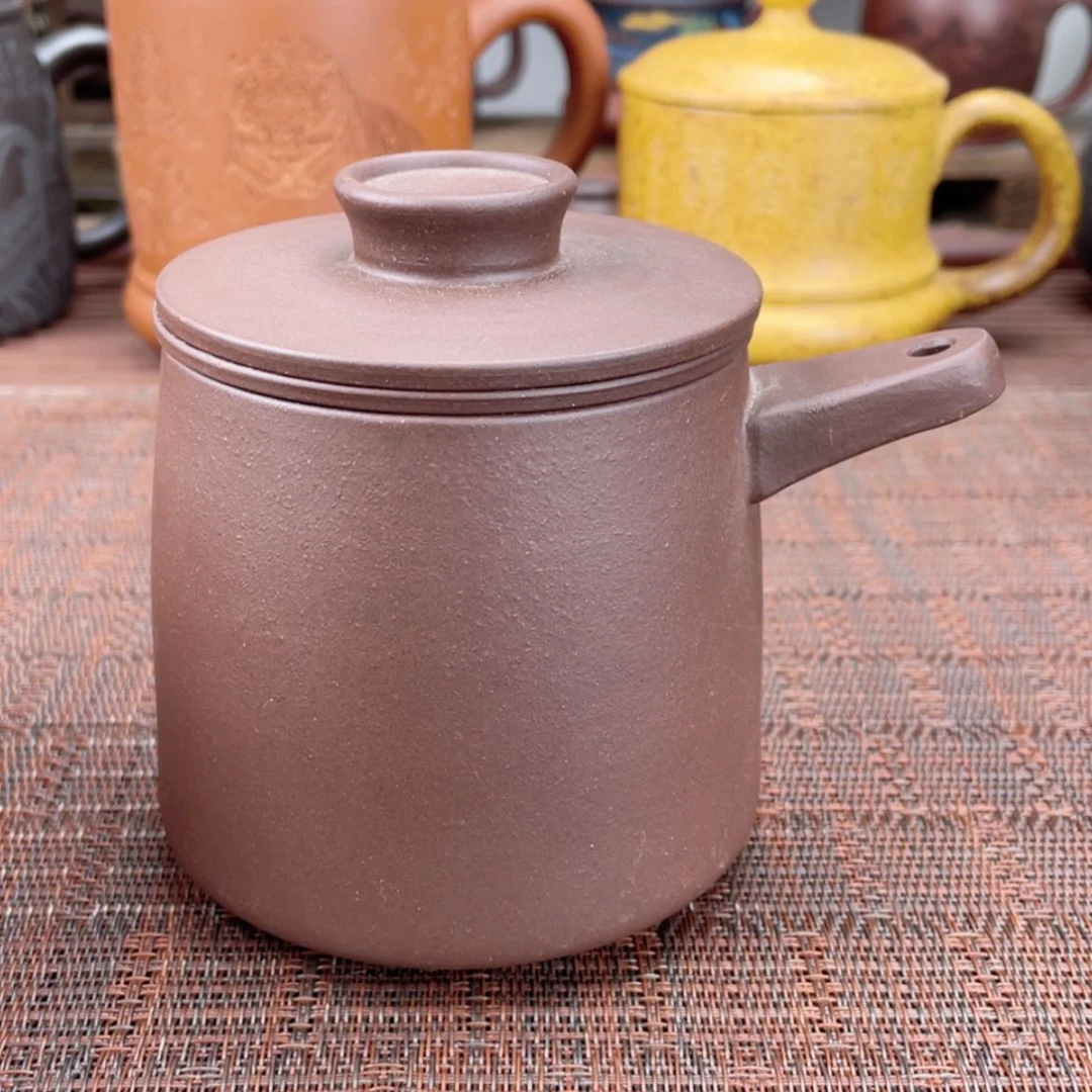 【闪购商品】茶杯紫砂宜兴原矿紫砂盖杯微瑕