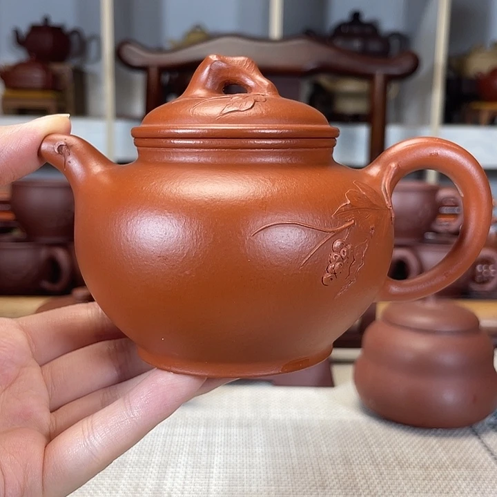 茶杯紫砂朱泥容量280