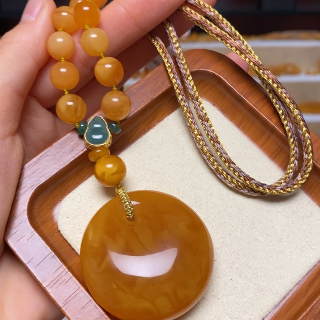 【闪购商品】未镶嵌颈饰蜜蜡项链