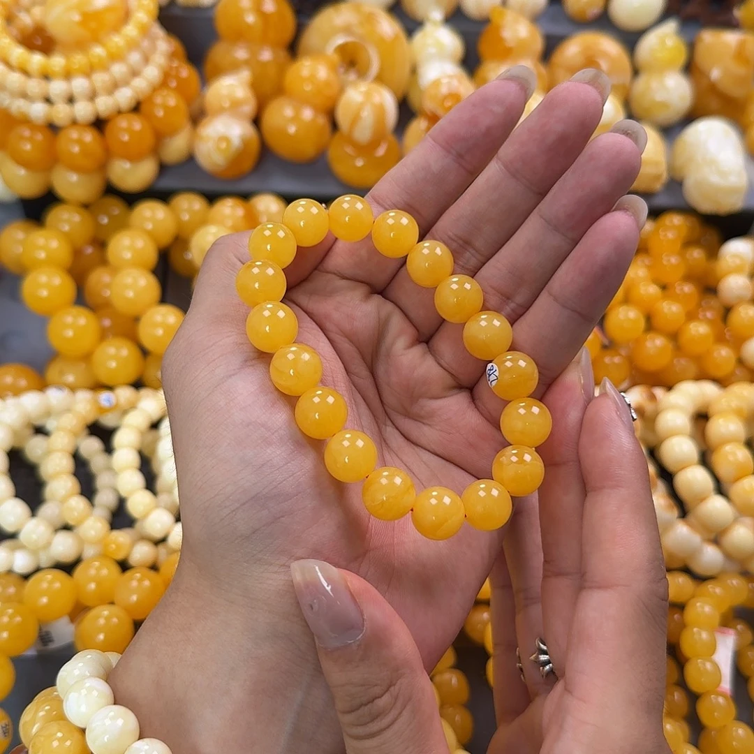 蜜蜡未镶嵌珠宝奇石同料12mm