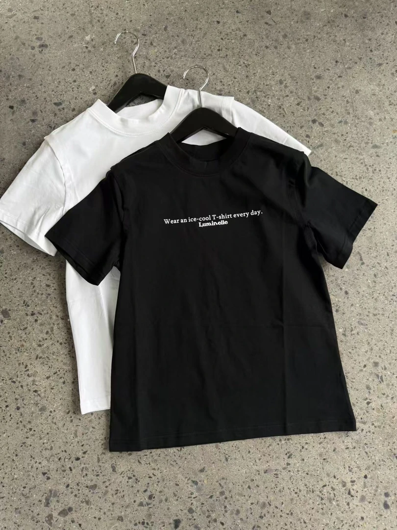 【清】f103黑白印花t运动瑜伽舒适时尚休闲百搭夏季ol