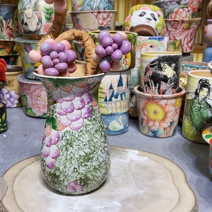 景德镇艺术手绘作品