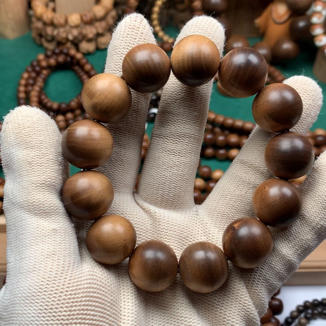 檀香木手串/手链老山檀香1.8瑕疵