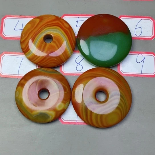 玛瑙/玉髓吊坠(不含链)未镶嵌千***棱