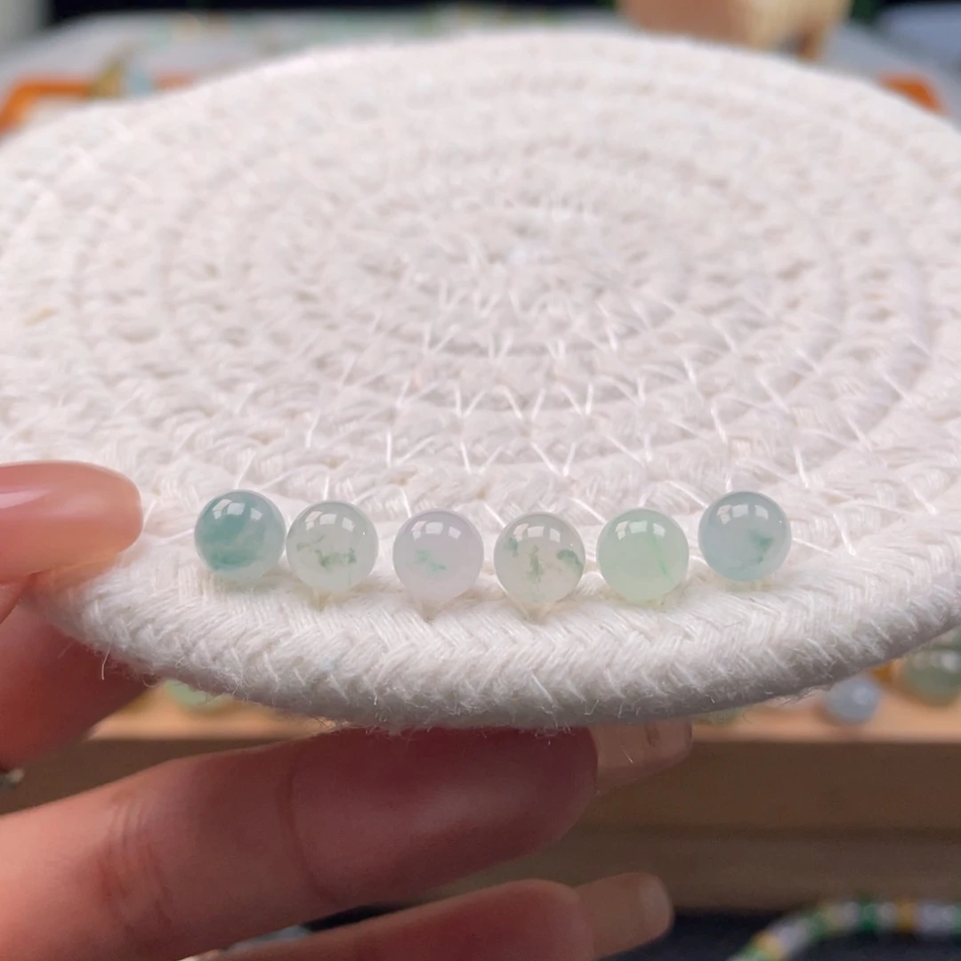 未镶嵌定制翡翠天然缅甸翡翠a货一组6.5