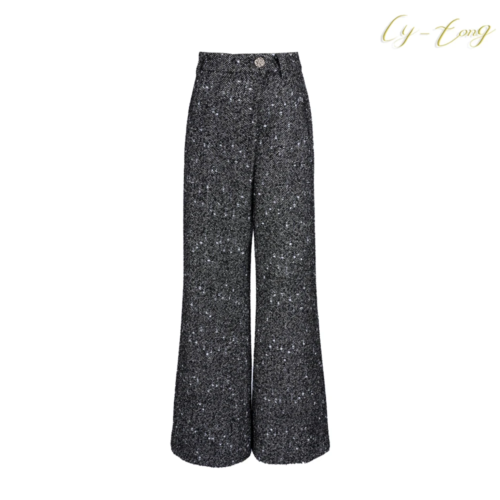 【彤姐原创】冬季显瘦休闲时尚轻奢气质西装裤子W23B082