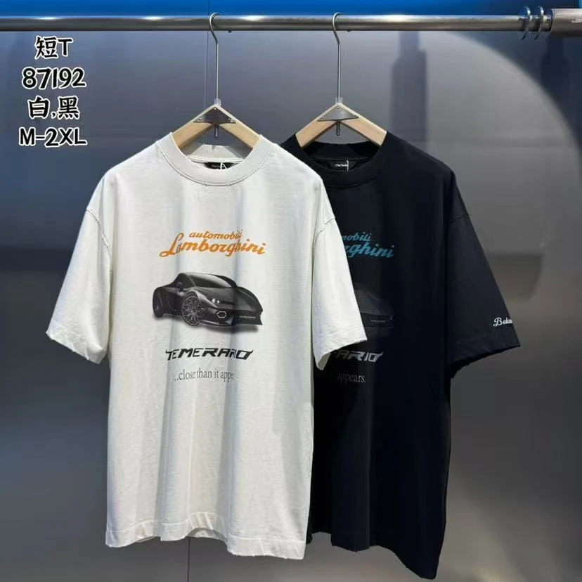 短袖T恤-园-时尚潮牌男女夏季短袖上衣D-87192