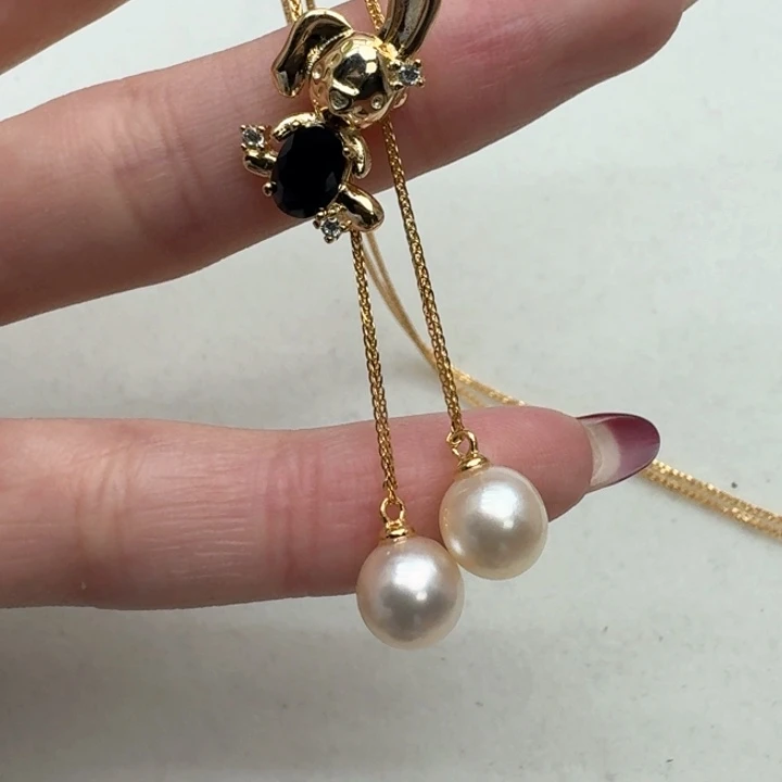 海水珍珠颈饰银S925镶嵌