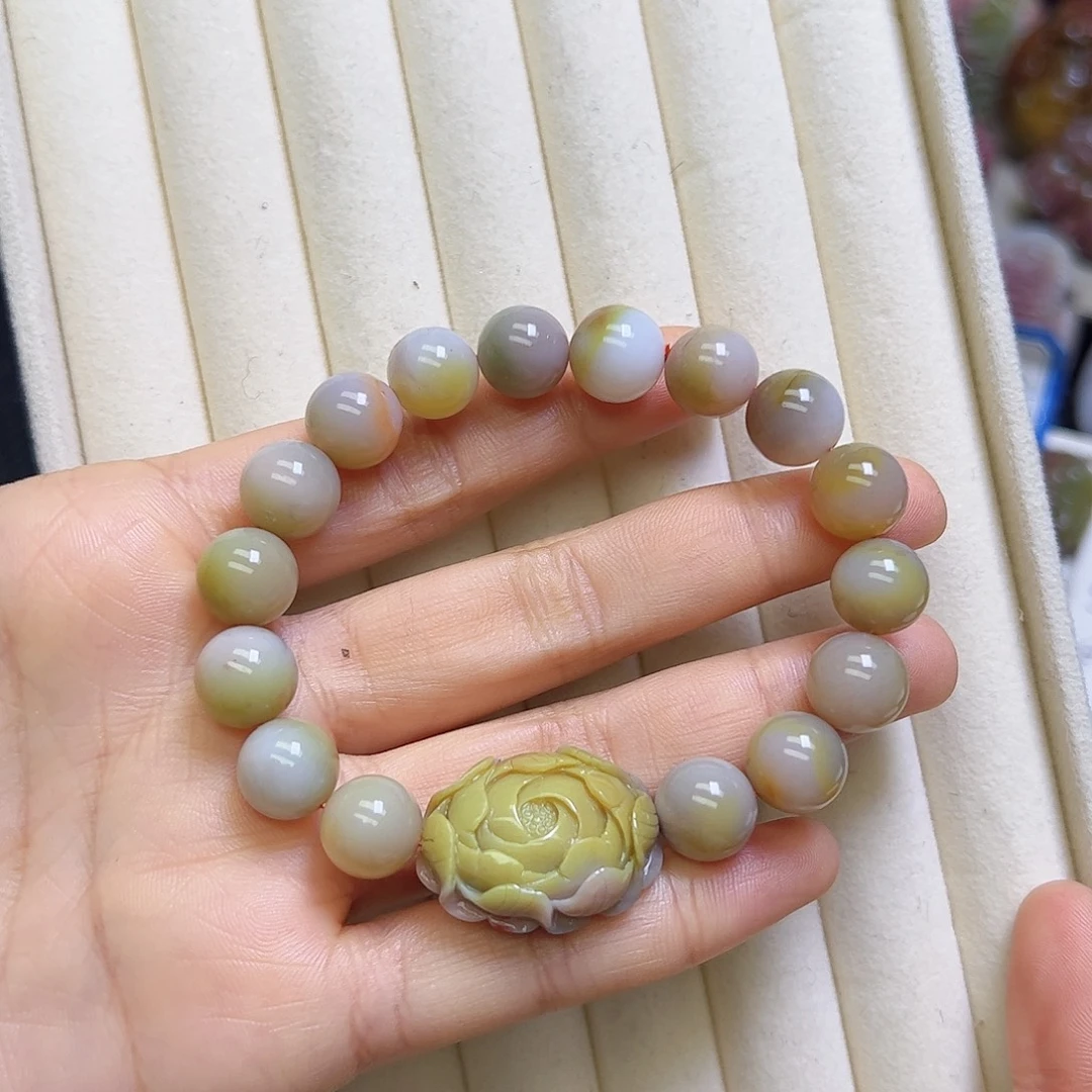 玛瑙/玉髓未镶嵌定制手串