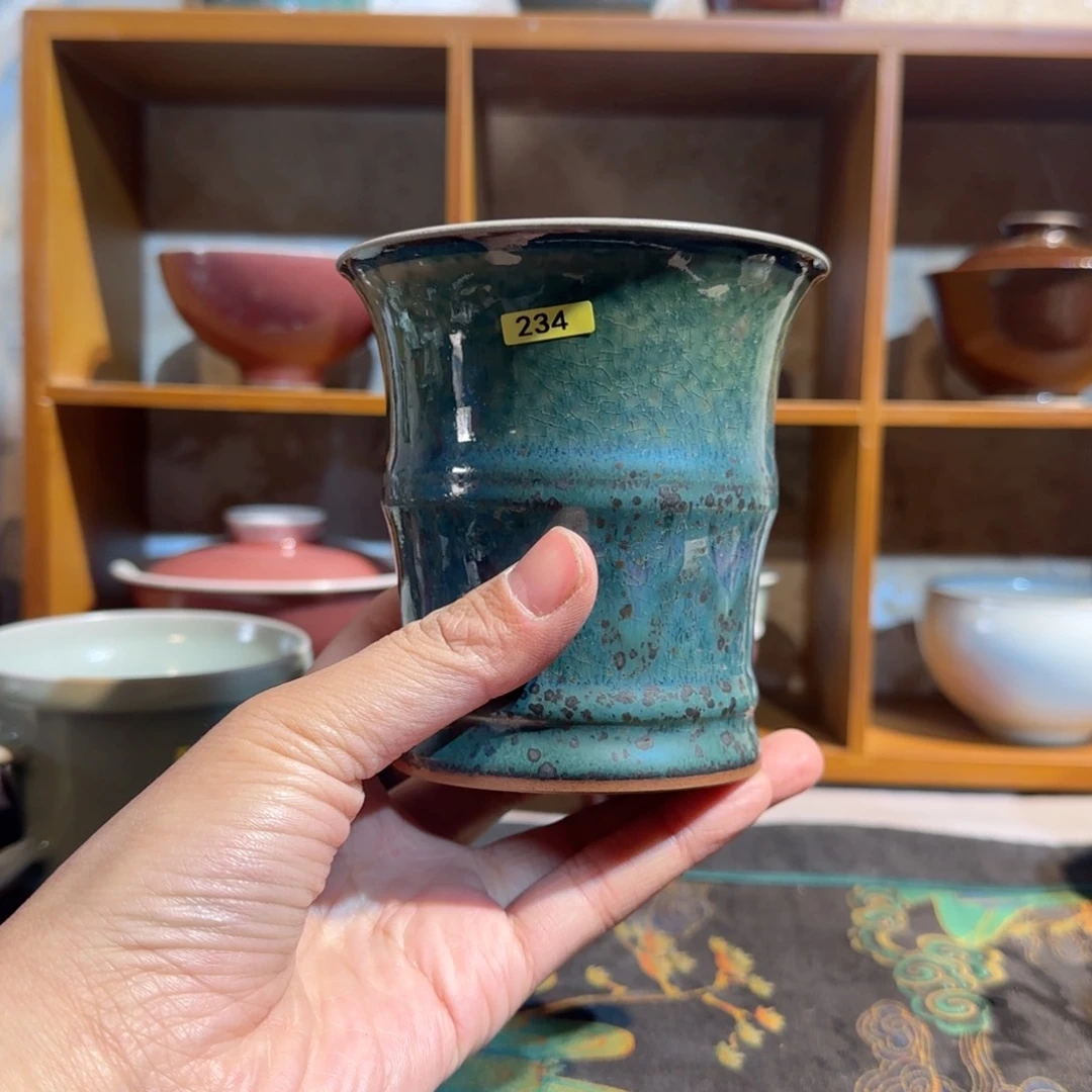 杯子蘭山窑手作器物234正品