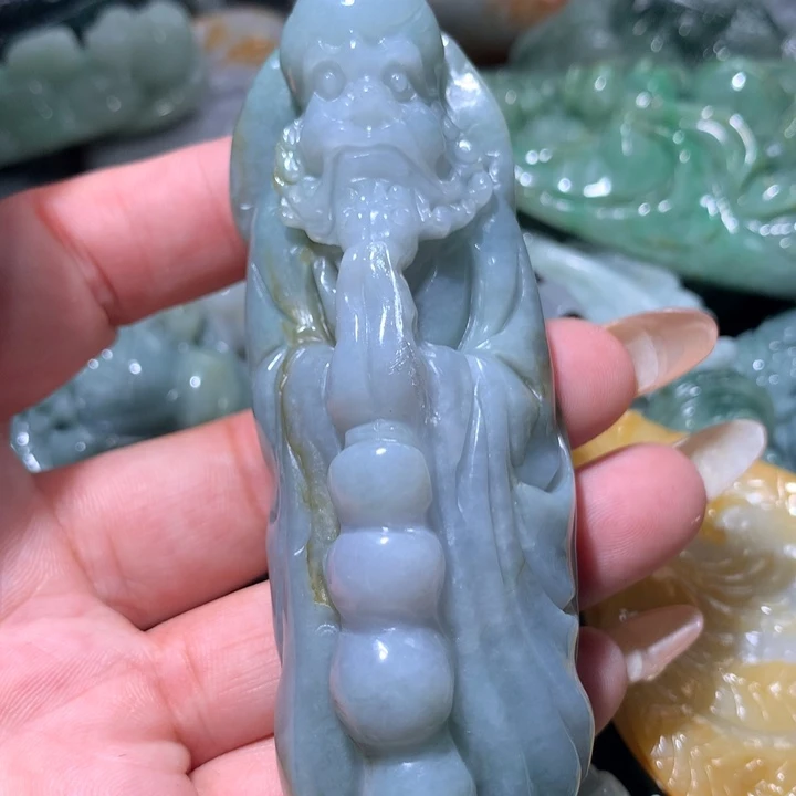 翡翠未镶嵌颈饰保真天然A货翡翠