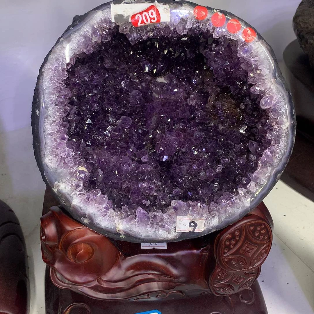 摆件紫水晶陈未镶嵌紫晶