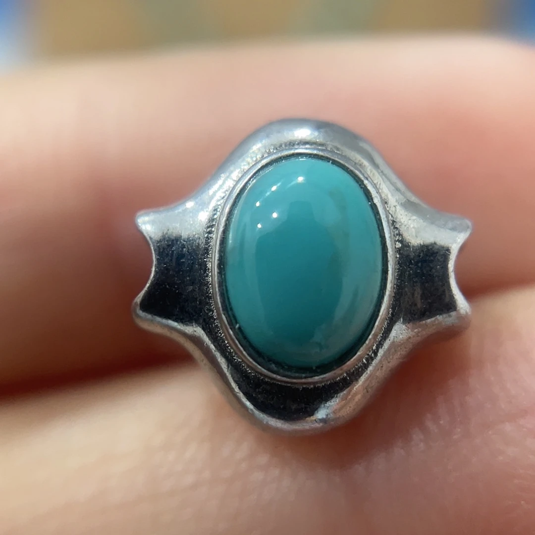 绿松石银S925镶嵌珠宝奇石